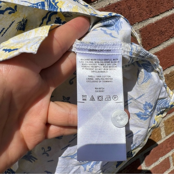 Columbia PFG Hawaiian Fishing Shirt Mens Size XL Short Sleeve Vented Yellow - Picture 8 of 9